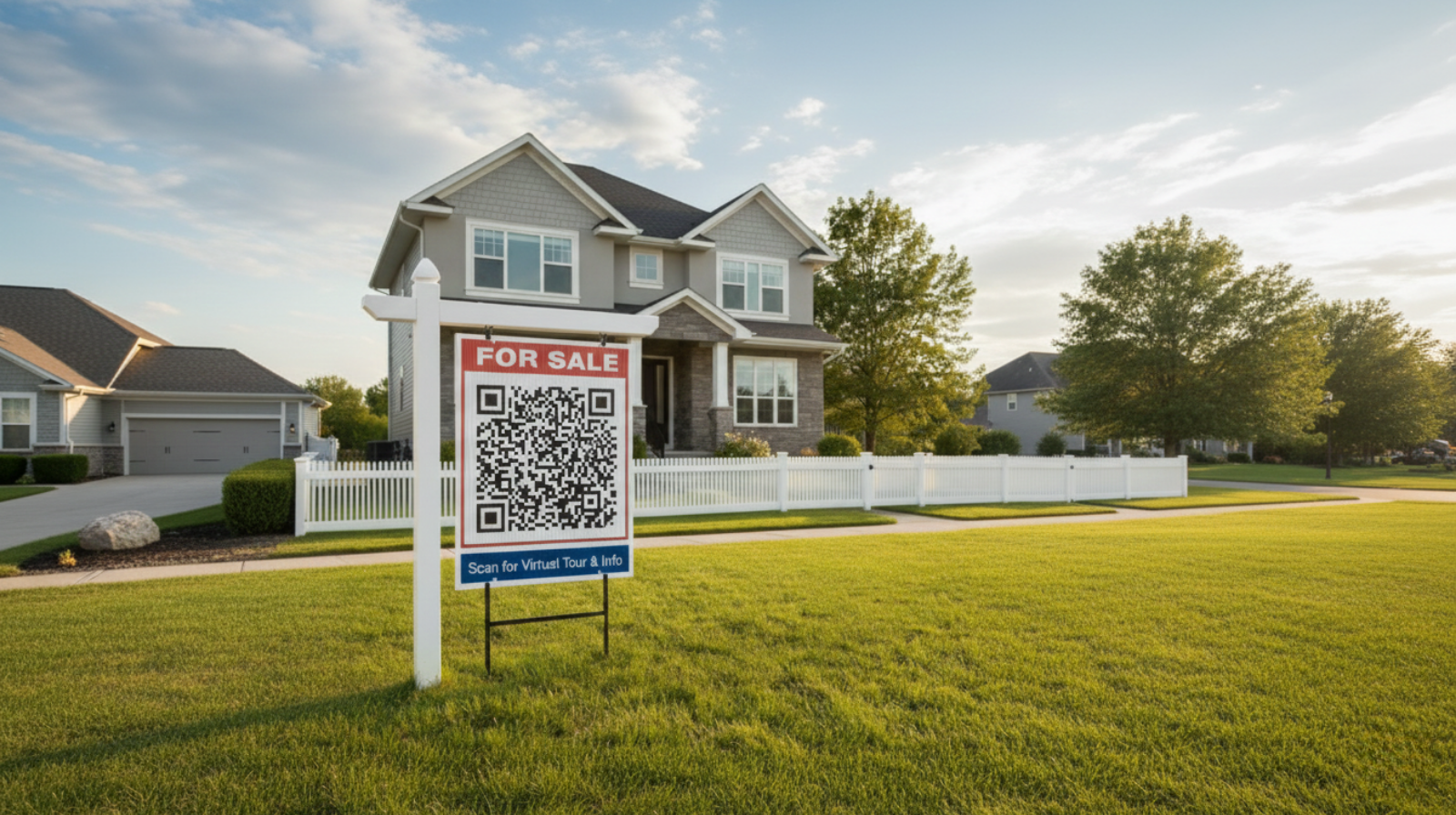 Real Estate with QR Code